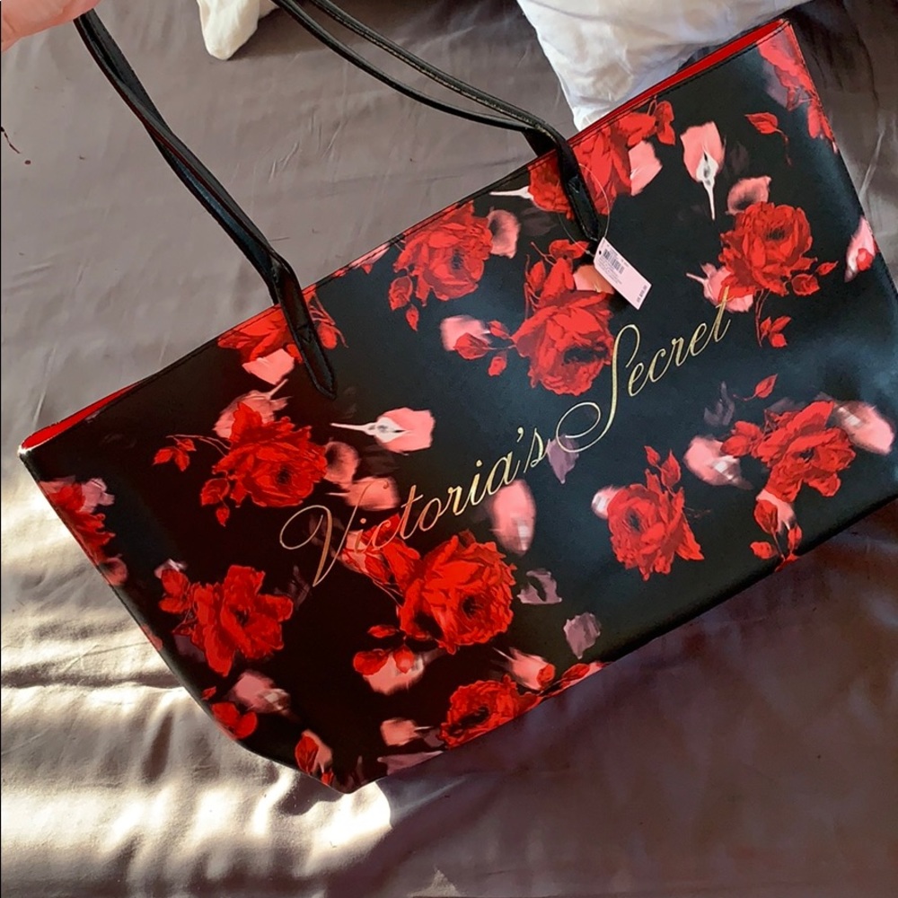 Brand new floral Victoria's secret bag